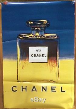 Grande affiche poster Chanel Andy Warhol
