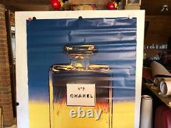 Grande et rare affiche ancienne Andy Wharol Chanel numéro 5