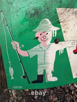 Grandes tôles publicitaire FRIGECO ancienne