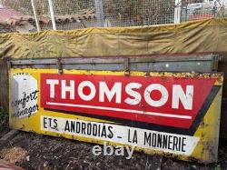 Grandes tôles publicitaire FRIGECO ancienne