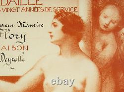 Gustave LORAIN 1925 cercle de la librairie à maison Deyrolle Mr Flory allégorie