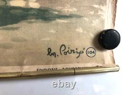 Hélène Poirier Lot De 5 Affiches Scolaires 1950