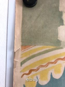 Hélène Poirier Lot De 5 Affiches Scolaires 1950