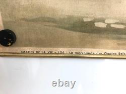 Hélène Poirier Lot De 5 Affiches Scolaires 1950