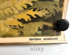 Hélène Poirier Lot De 5 Affiches Scolaires 1950