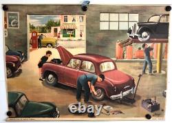 Hélène Poirier Lot De 5 Affiches Scolaires 1950