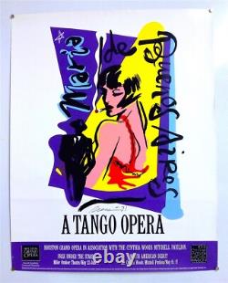 Houston Grand Opera A Tango Opera Maria De Buenos Original Poster 1991