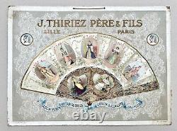 J. Thiriez Père et Fils Panonceau lithographié Éventail / Lille & Paris