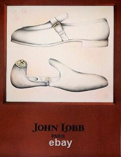 John Lobb affiche lithographique circa 1983 89,5x68 cm