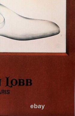 John Lobb affiche lithographique circa 1983 89,5x68 cm