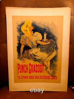 Jules CHERET Le PUNCH GRASSOT Les Maitres de l'Affiche PL. 5 1895