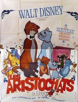 LES ARISTOCHATS (THE ARISTOCATS) Affiche originale (Walt DISNEY)