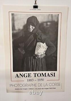 LOT 4 affiches ancienne originale ANGE TOMASI / Photographe CORSE Le Berger