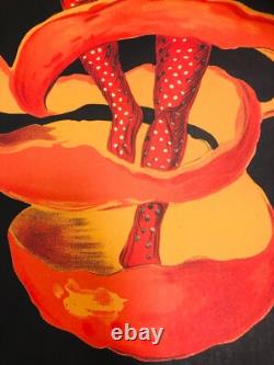 Leonetto Cappiello, 1950 Spiritello Campari Affiche Originale Cm 140 X 100