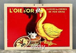 Leonetto Cappiello Panonceau lithographié L'OIE d'OR