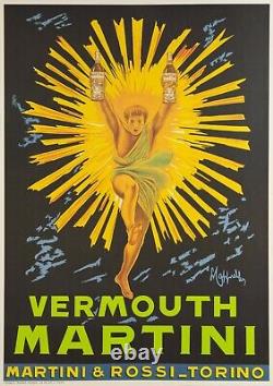 Leonetto Cappiello, c. A. 70s Vermouth Martini Original Vintage Affiche