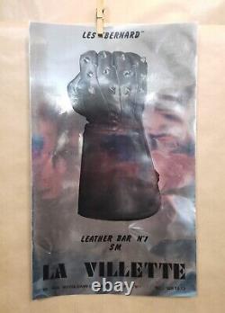 Les Bernard La Villette Paris Leather Bar Sm Bdsm Fist Affiche Poster Original