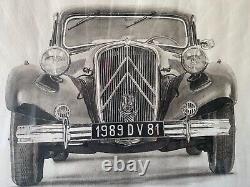 Litho Traction Avant Citroen par Denis VISPE 1990 dim 076X056 encadrée