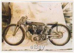 Lithographie Geo Ham Original Bill Lacey 996cc Grindlay Peerless 1000 Jap 1929
