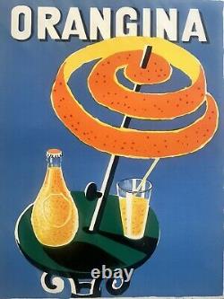 Lithographie originale Orangina 1976 numérotée et dédicacée par Villemot