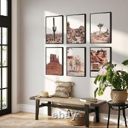 Lot de 6 affiches du sud-ouest art mural de l'oasis du désert pour la