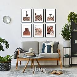 Lot de 6 affiches du sud-ouest art mural de l'oasis du désert pour la