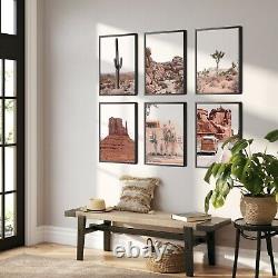 Lot de 6 affiches du sud-ouest art mural de l'oasis du désert pour la décor
