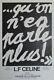Louis Ferdinand Celine Qu'on N'en Parle Plusaffiche Entoil. Pascal Vieillard