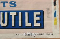 Lu Lefevre Utile. 1 X Affiche. Format 125 X 180 Cm. Bel Etat