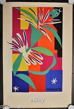 MATISSE HENRI La danseuse créole II, 1965. Affiche avant la lettre. Arches. Mourlot