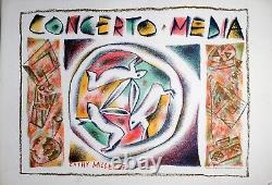 MILLET Cathy. Concerto media. 1987. Affiche lithographique sur papier fort