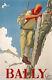 Mully Affiche Ancienne Chaussures Alpinisme Bally Imp Circa 1935 Suisse