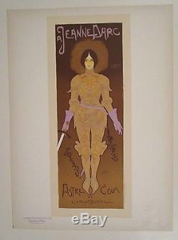 Maitres de l'affiche pl 130 DE 1898 JEANNE D'ARC GEORGE DE FEURE CARCASSONNE