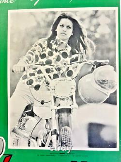 Malaguti Affiche Ancienne Originale Moto Cyclomoteur Cyclo Sport Mosquito Morini