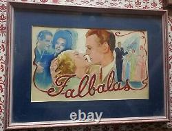 Maquette Originale Affiche Film Falbalas Micheline Presle Jacques Bonneaud