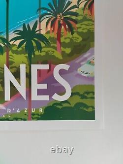 Monsieur Z Affiche du Festival de Cannes 2024 travel poster French Riviera