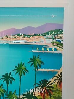 Monsieur Z Affiche du Festival de Cannes 2024 travel poster French Riviera