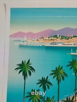 Monsieur Z Affiche du Festival de Cannes 2024 travel poster French Riviera
