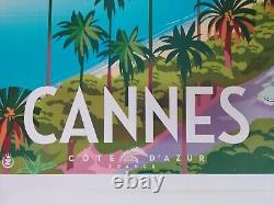 Monsieur Z Affiche du Festival de Cannes 2024 travel poster French Riviera