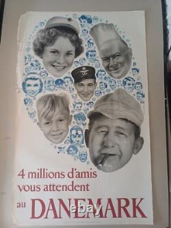 Norway Sweden Finland Danmark 17 affiches anciennes/original vintage posters