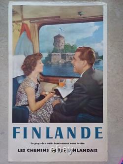 Norway Sweden Finland Danmark 17 affiches anciennes/original vintage posters
