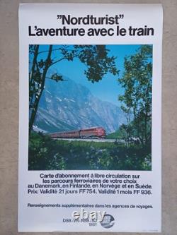 Norway Sweden Finland Danmark 17 affiches anciennes/original vintage posters