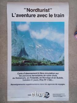 Norway Sweden Finland Danmark 17 affiches anciennes/original vintage posters