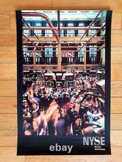Nyse Wall Street Original Vintage Poster 90's