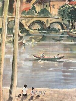 Original Poster France Ile-de-France French railways 1958 Lithography A+