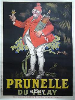 PRUNELLE DE VELAY par J'Arville 1922 AFFICHE ORIGINALE ANCIENNE/38a