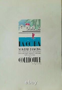 PUBLICITE LA COBA BAR DANCING SON COLLIOURE Willy MUCHA