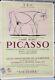 Pablo Picasso Affiche 1946 Sorbonne Conférence Hommage Taureau 74 X 52,5 Cm B+