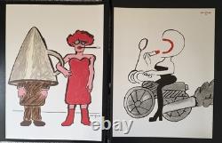 Paire d'affiches anciennes originales Féminisme SAVIGNAC années 90