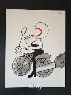 Paire d'affiches anciennes originales Féminisme SAVIGNAC années 90